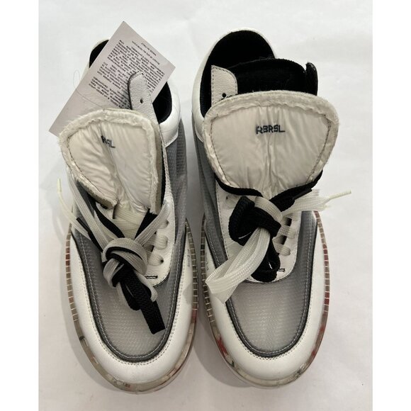 RBRSL Bold Sneakers in White Black main image 8